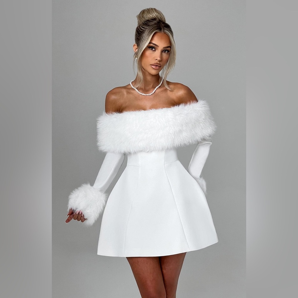 Babyboo Mini White Dress